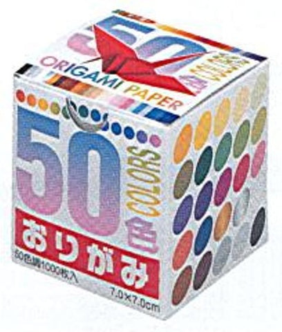 Toyo 50 Color Origami Box - 1000 Sheets - by Toyo Origami - K. A. Artist Shop