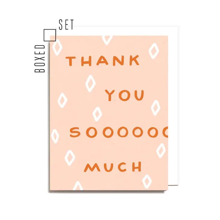 "Muchas gracias" - Juego de 6 en caja de Worthworthy Paper