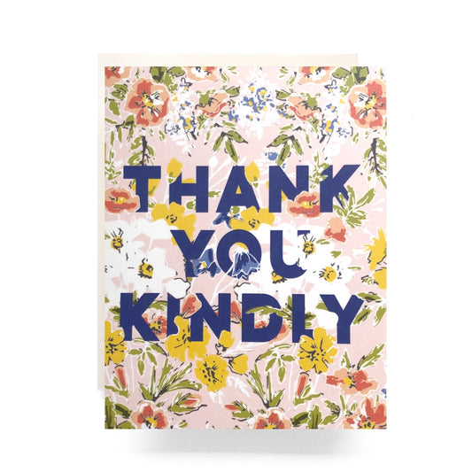 "Thank You Kindly" Card by Antiquaria - by K. A. Artist Shop - K. A. Artist Shop