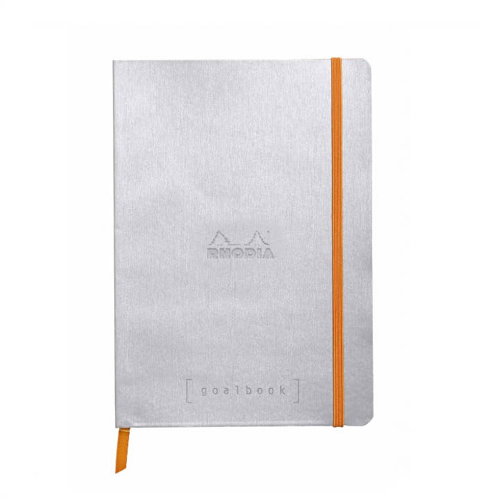 Rhodia Goalbook Dot Journal - 6 x 8 inches - Soft Cover - Silver by Rhodia - K. A. Artist Shop