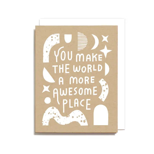 "Awesome Place" Card by Worthwhile Paper
