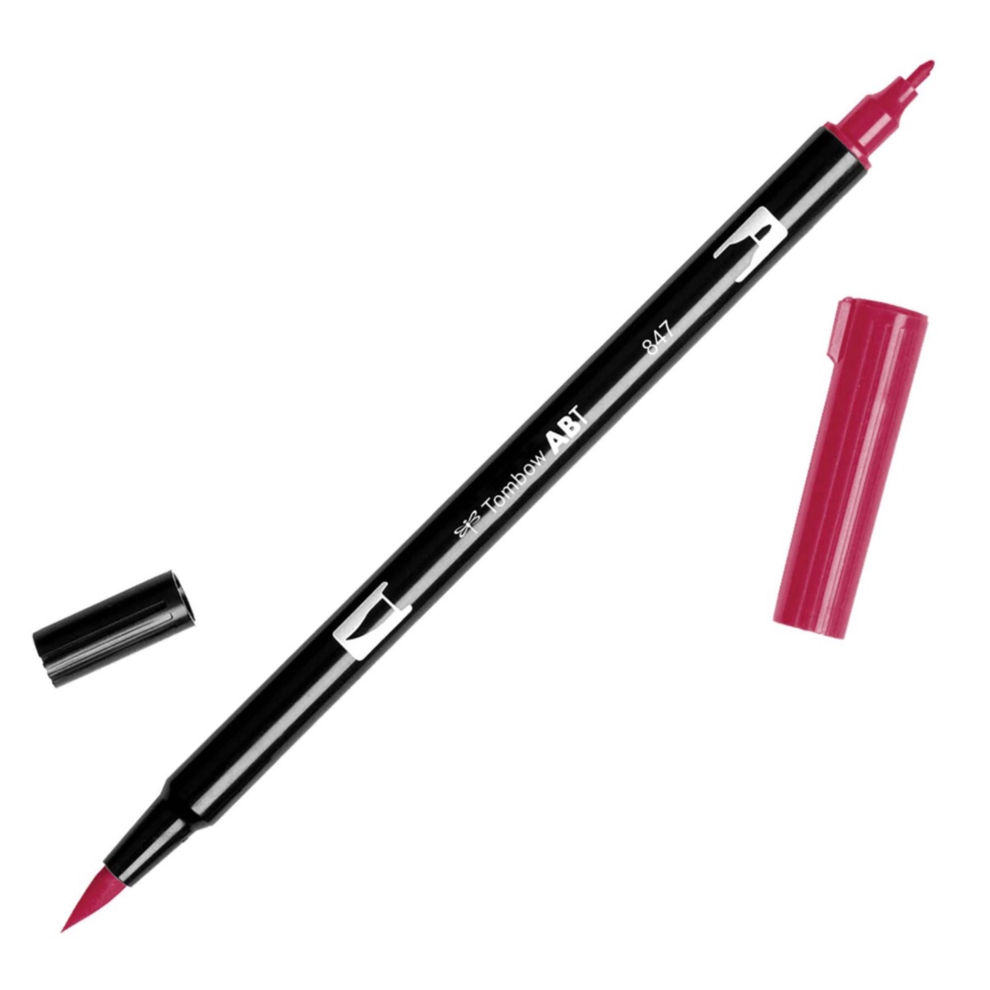 Tombow Dual Brush Pens - Individuals - 847 Crimson by Tombow - K. A. Artist Shop