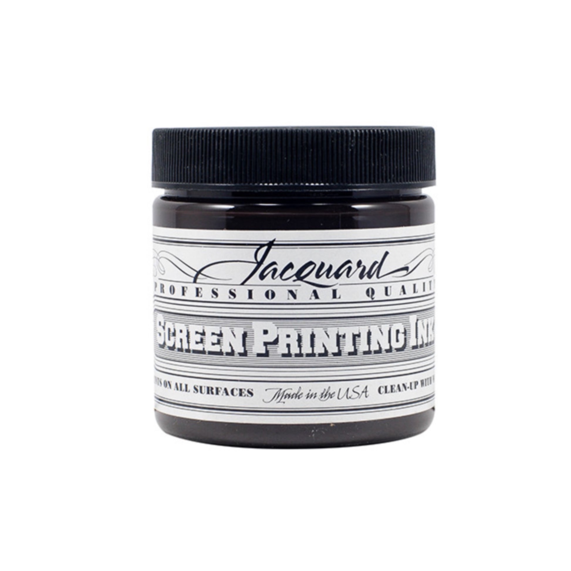 Jacquard Professional Screen Print Ink Water-Soluable 4oz Jar Super Opaque  White (119)