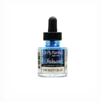 Dr. Ph. Martin's Iridescent Calligraphy Colors - Misty Blue by Dr. Ph. Martin’s - K. A. Artist Shop