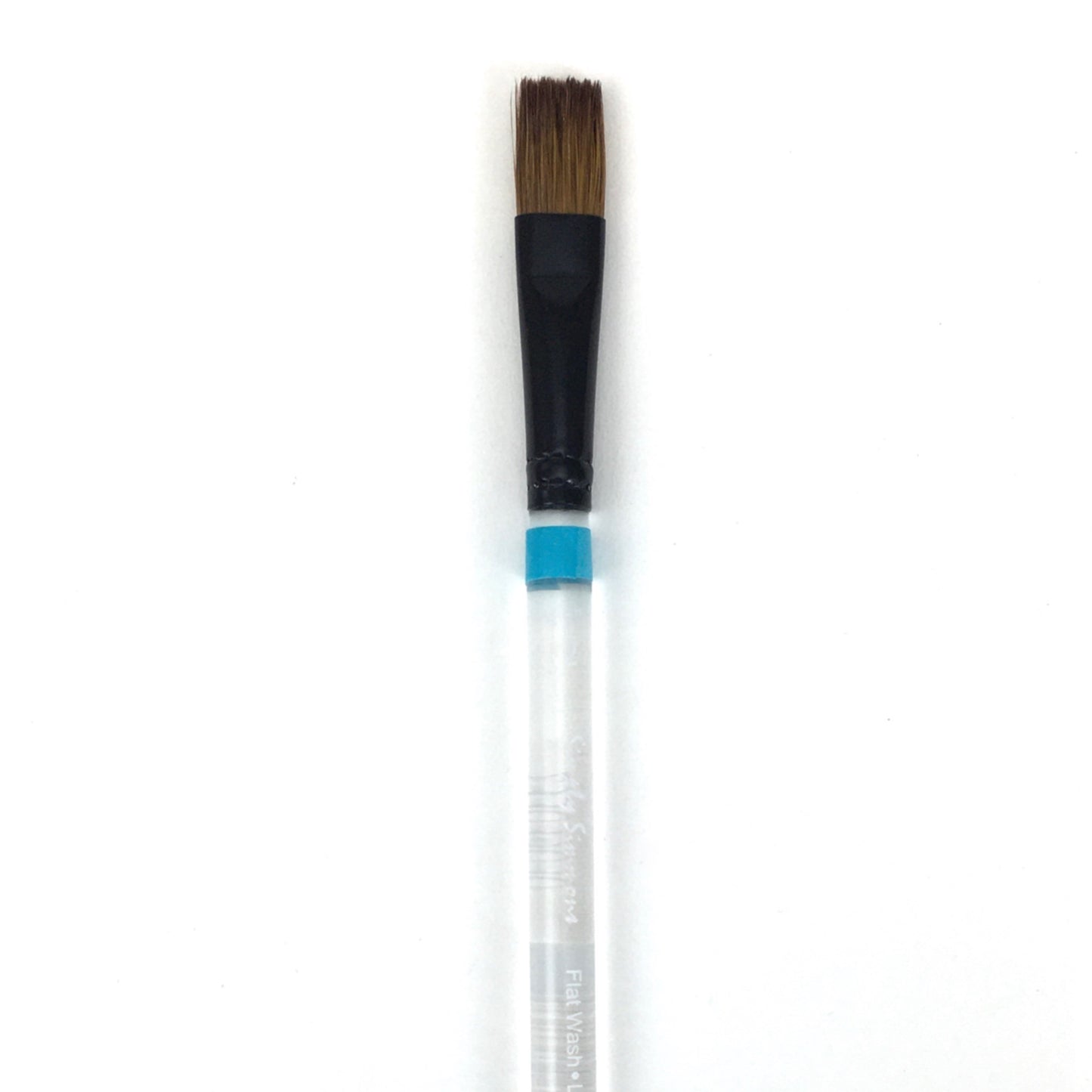 Simply Simmons Watercolor Brush - Short Handle - Flat Wash / - 1/2 inches / - natural by Robert Simmons - K. A. Artist Shop