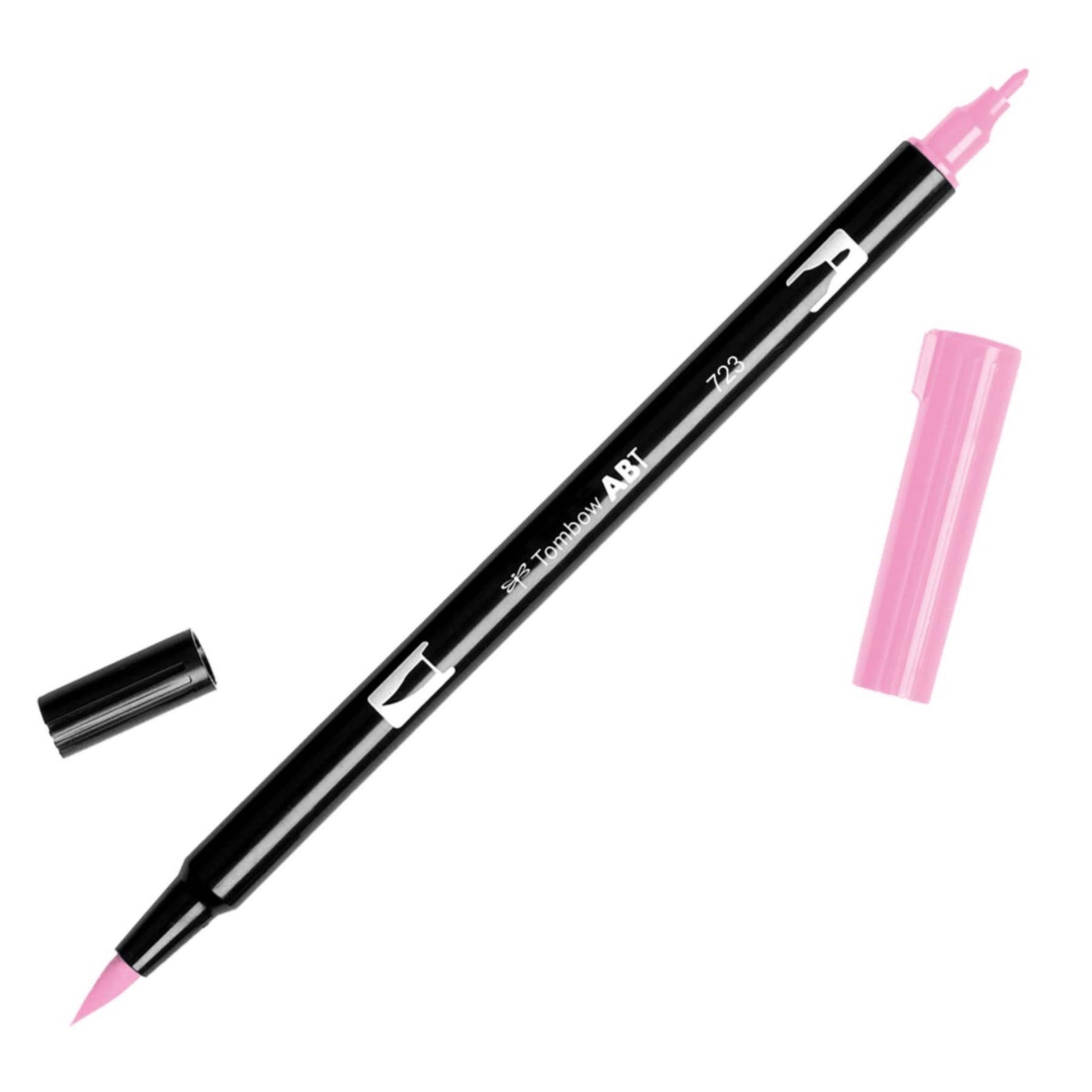 Tombow Dual Brush Pens - Individuals - 723 Pink by Tombow - K. A. Artist Shop