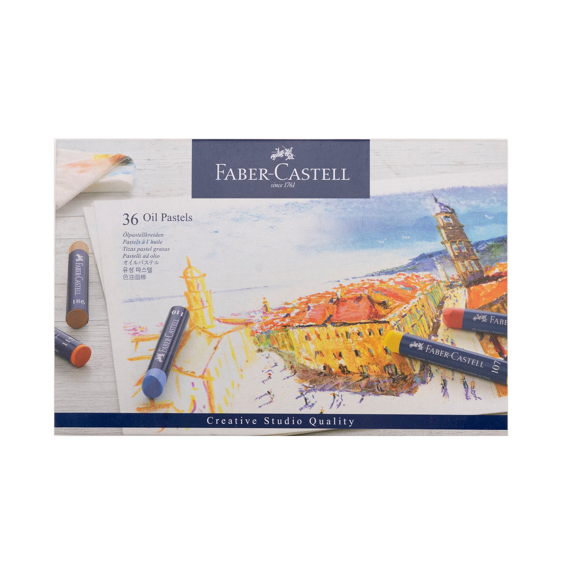 Tiza Pastel Oleo Faber-Castell X 12 Unidades