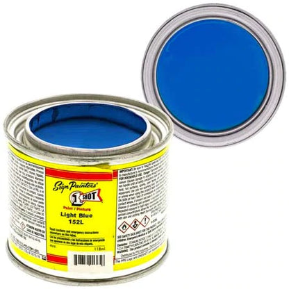 1 Shot Lettering Enamel Paint - 4 oz. - Light Blue by 1 Shot - K. A. Artist Shop