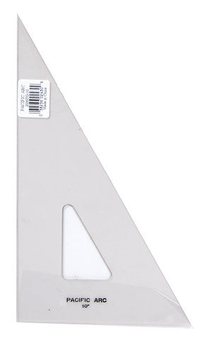 Pacific Arc Topaz Acrylic Triangle with Inking Edge - by Pacific Arc - K. A. Artist Shop