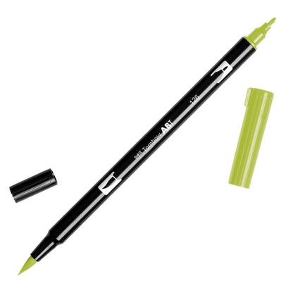 Tombow Dual Brush Pens - Individuals - 126 Light Olive by Tombow - K. A. Artist Shop