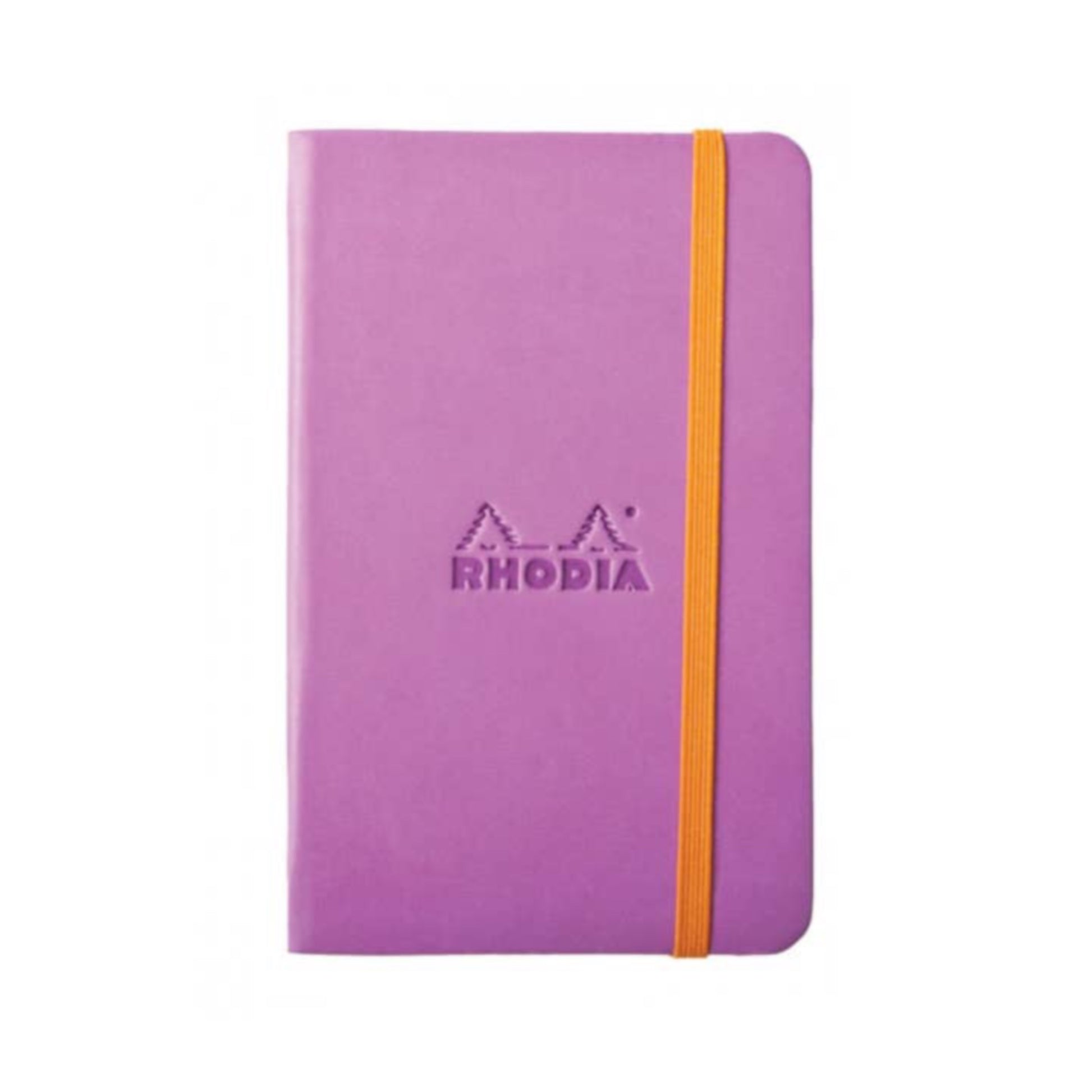 Rhodia Rhodiarama Hardcover Webnotebook - 5.5 x 8.5 inches - Lilac / - Blank Paper by Rhodia - K. A. Artist Shop
