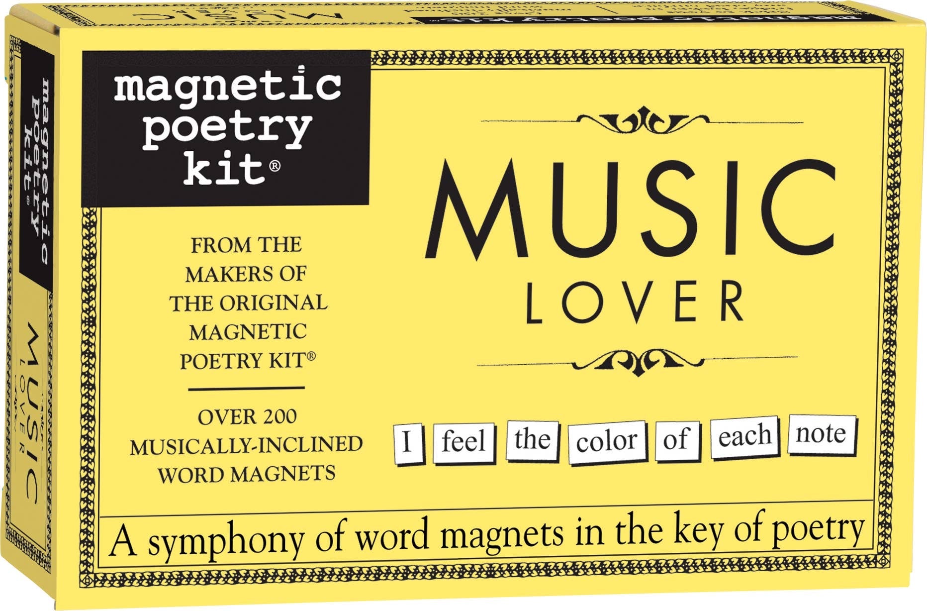 “The Music Lover” Magnetic Poetry Kit - by Magnetic Poetry, Inc - K. A. Artist Shop