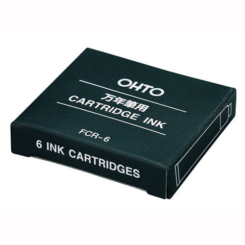 OHTO Fountain Pen Ink Cartridges - Set of 6 - by Ohto - K. A. Artist Shop