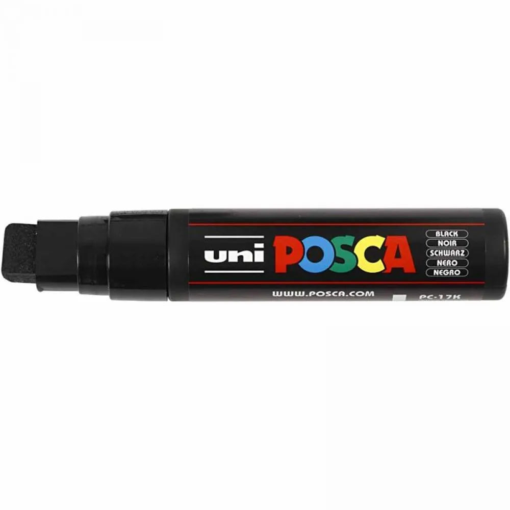 POSCA Paint Markers - PC-17K Extra-Broad - Black by POSCA - K. A. Artist Shop