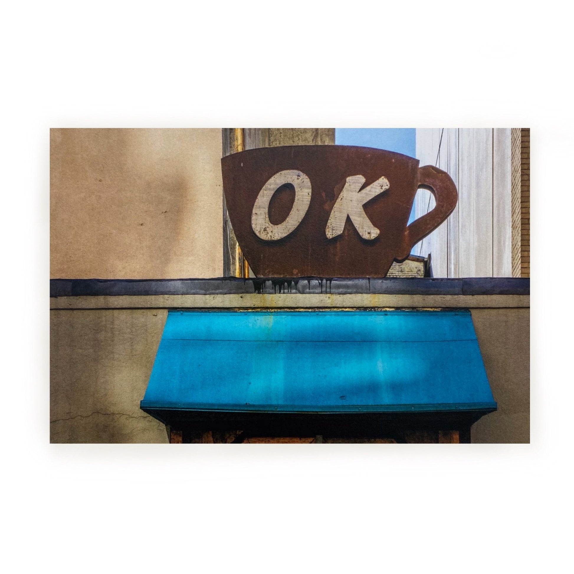 Athens, GA Postcards by Frances Hughes - OK Coffee - by Frances Hughes - K. A. Artist Shop