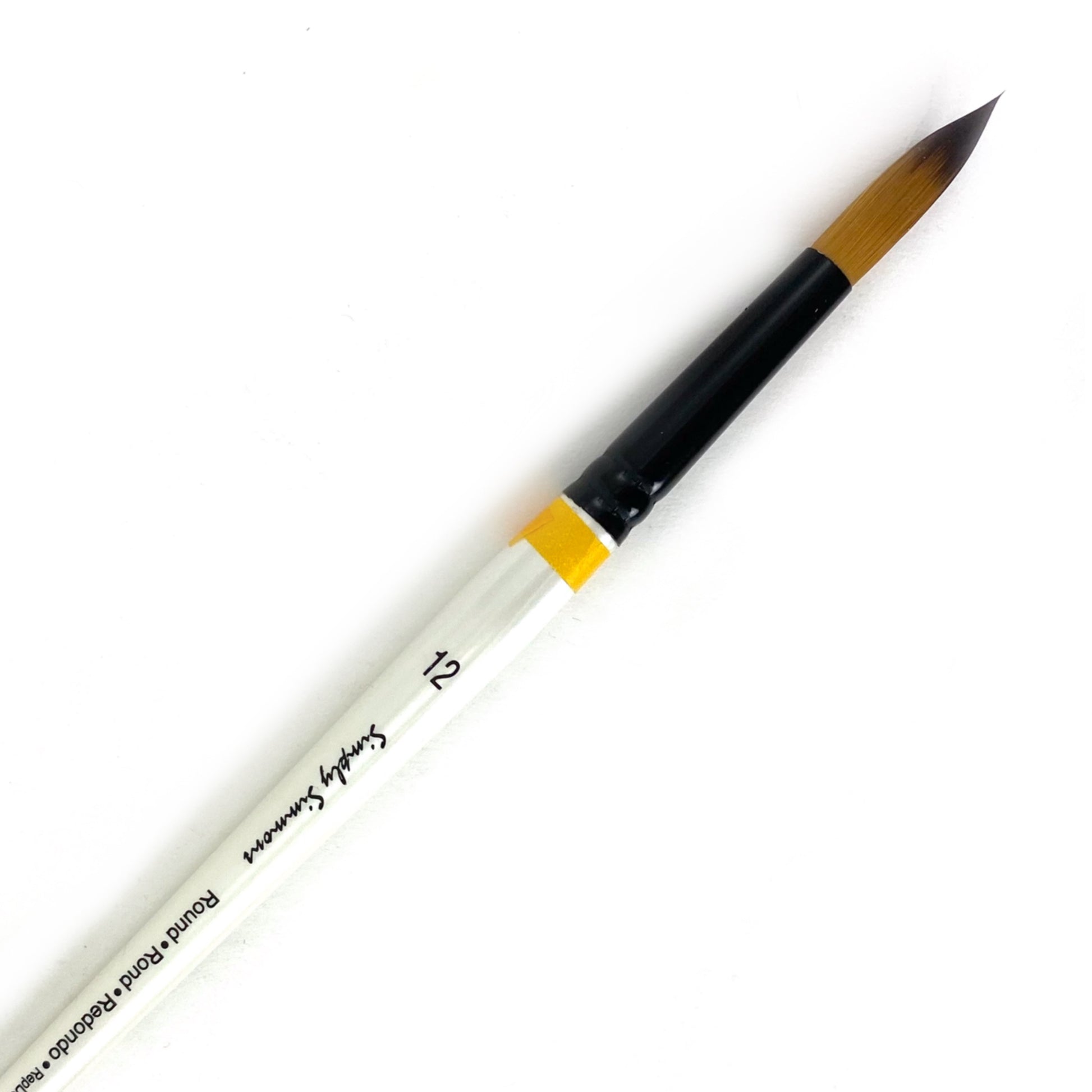 Simply Simmons All-Media Brush - Short Handle - Round / #12 by Robert Simmons - K. A. Artist Shop