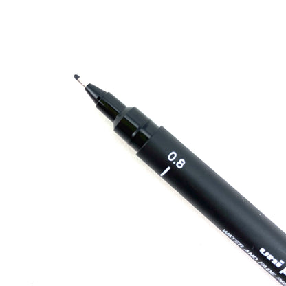 Uni-ball Uni Pin Drawing Pen Fineliner Ultra Fine Line Marker 0.8