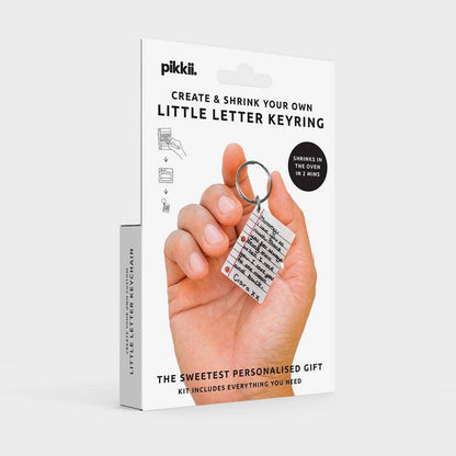 Little Letter Shrink Keyring Kit by Pikkii - by Pikkii - K. A. Artist Shop