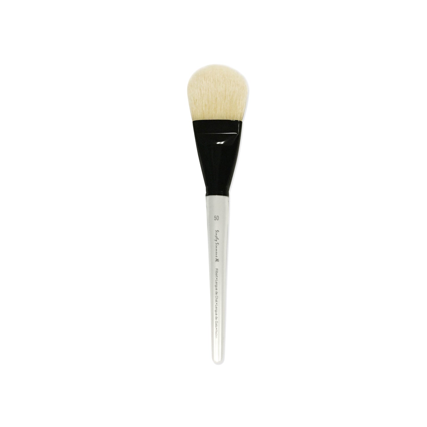 Simply Simmons XL Brushes - Filbert / #50 / Natural Bristle by Robert Simmons - K. A. Artist Shop