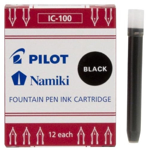 Pilot Namiki Ink Cartridges - Black / 12 Pack by Pilot - K. A. Artist Shop