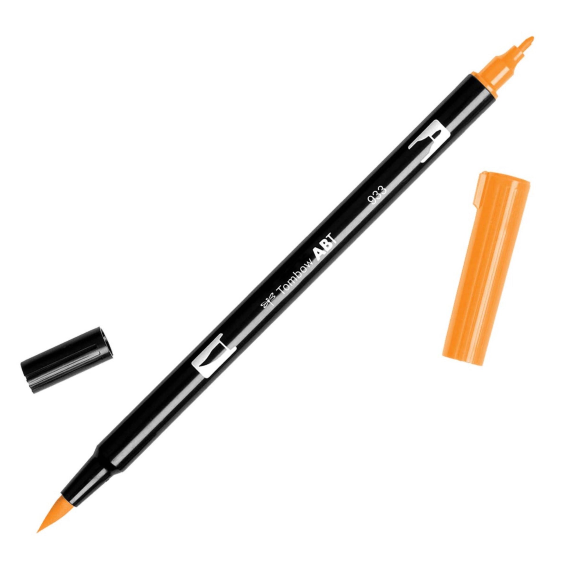 Tombow Dual Brush Pens - Individuals - 933 Orange by Tombow - K. A. Artist Shop