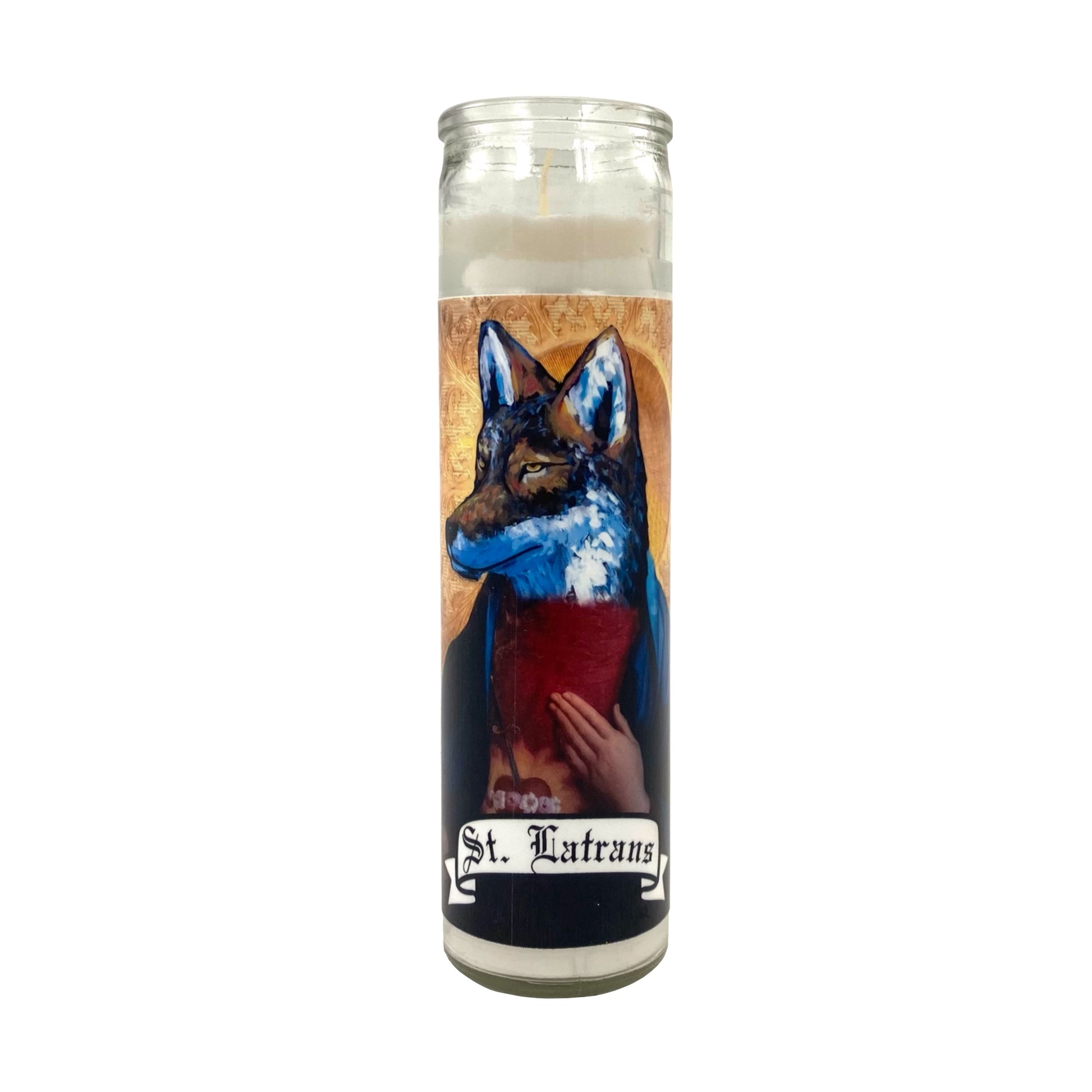 Animal Spirits Prayer Candles by Will Eskridge - St. Latrans by Will Eskridge - K. A. Artist Shop