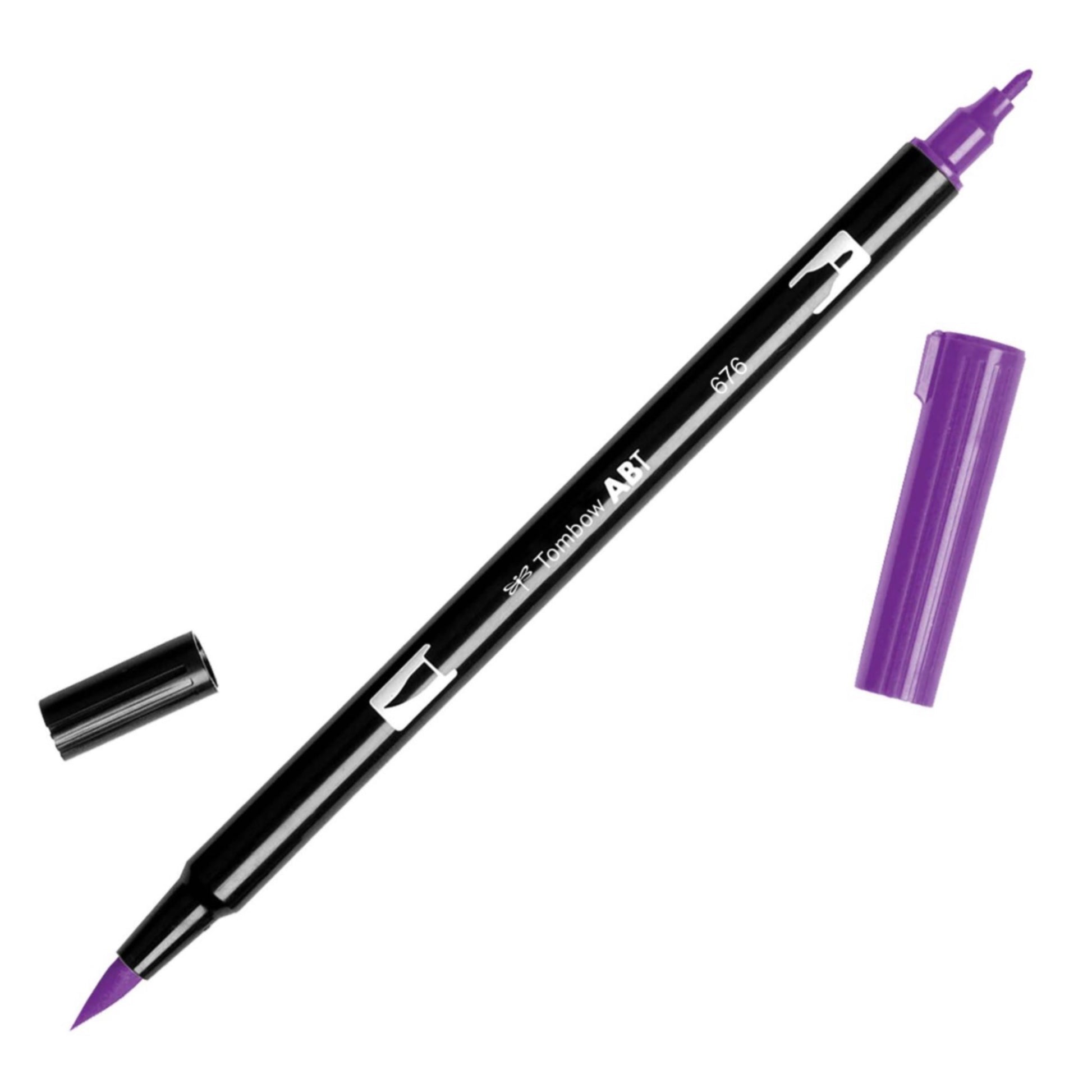 Tombow Dual Brush Pens - Individuals - 676 Royal Purple by Tombow - K. A. Artist Shop