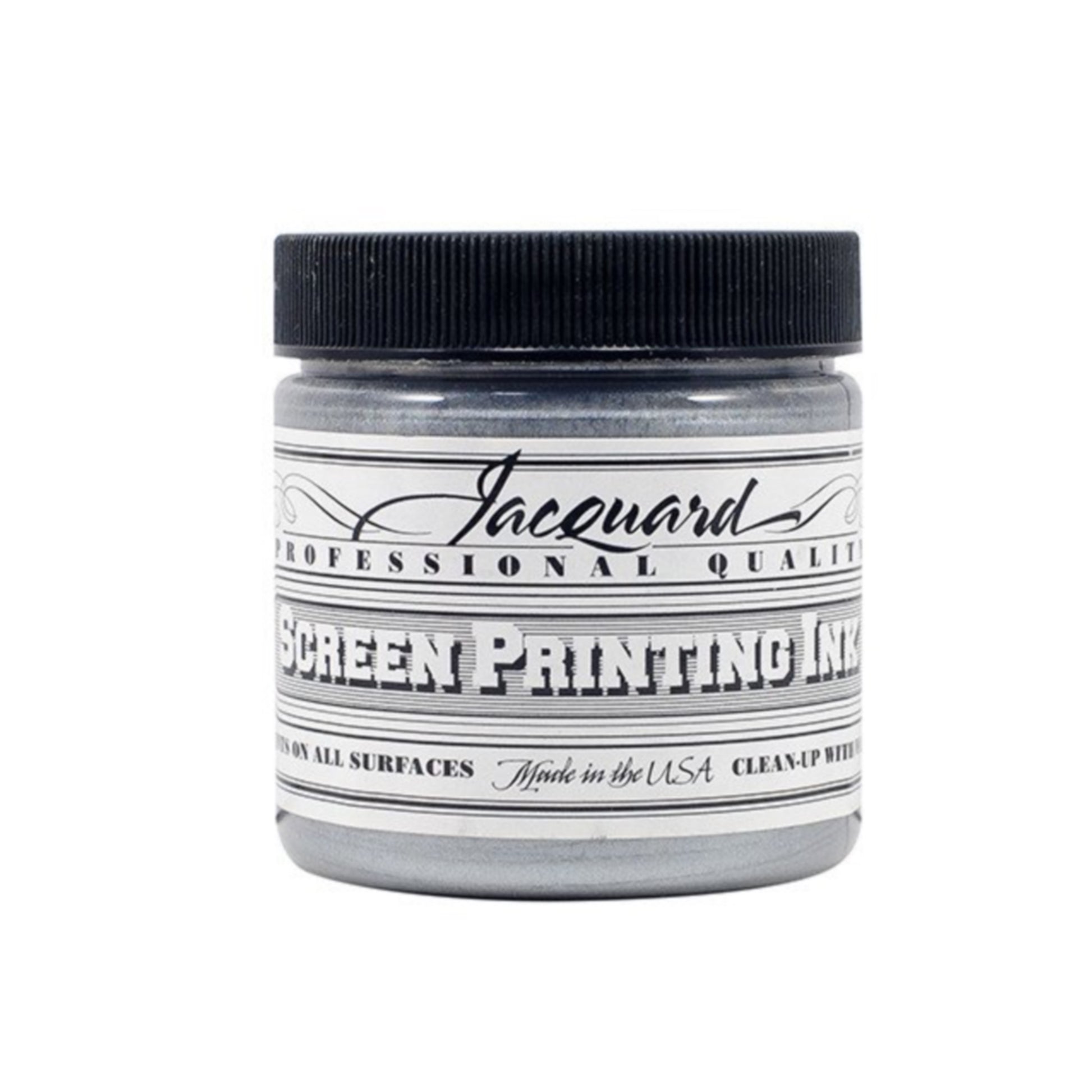 Jacquard Screen Printing Ink - Small Jar (4 fl. oz.) / 122 Silver by Jacquard - K. A. Artist Shop