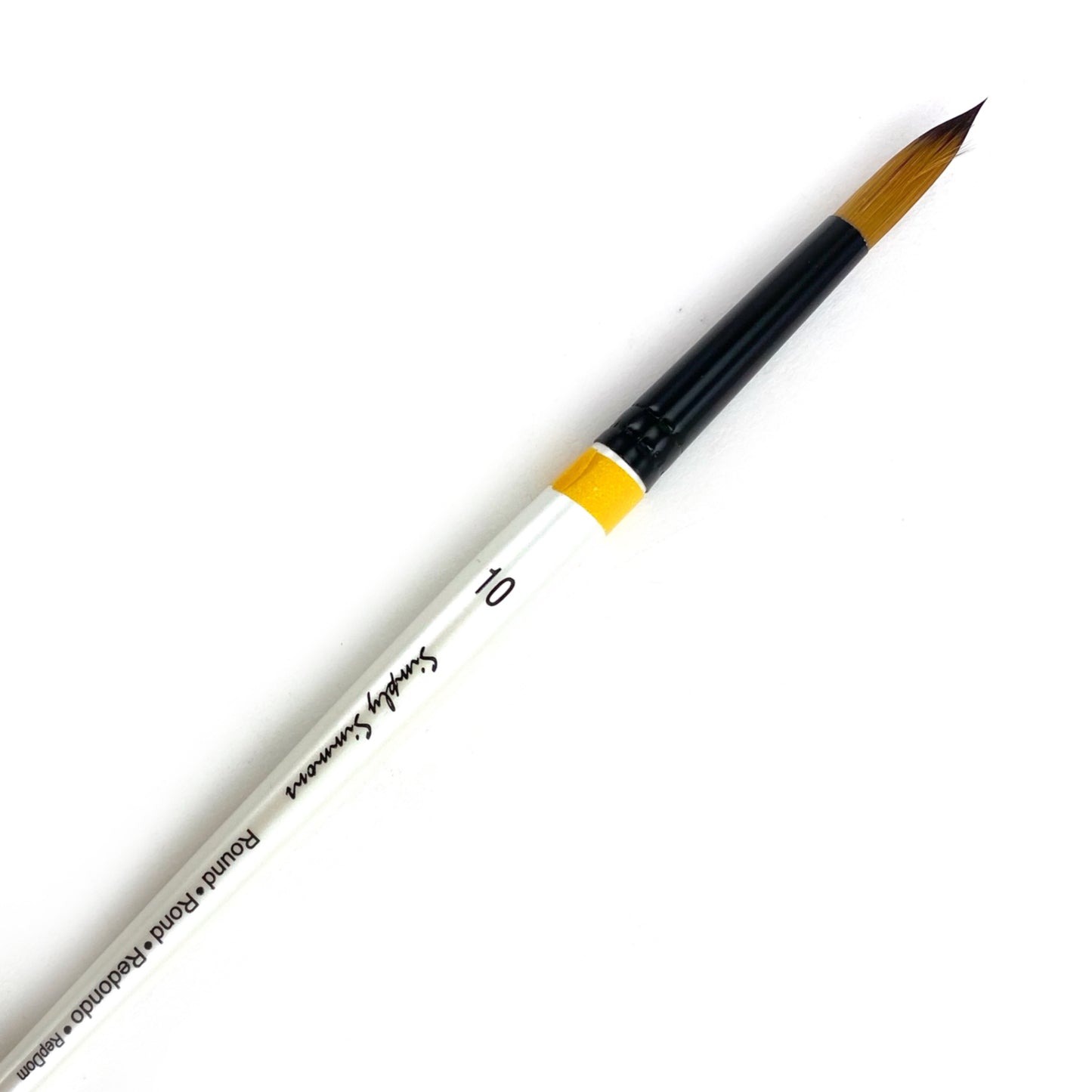Simply Simmons All-Media Brush - Short Handle - Round / #10 by Robert Simmons - K. A. Artist Shop