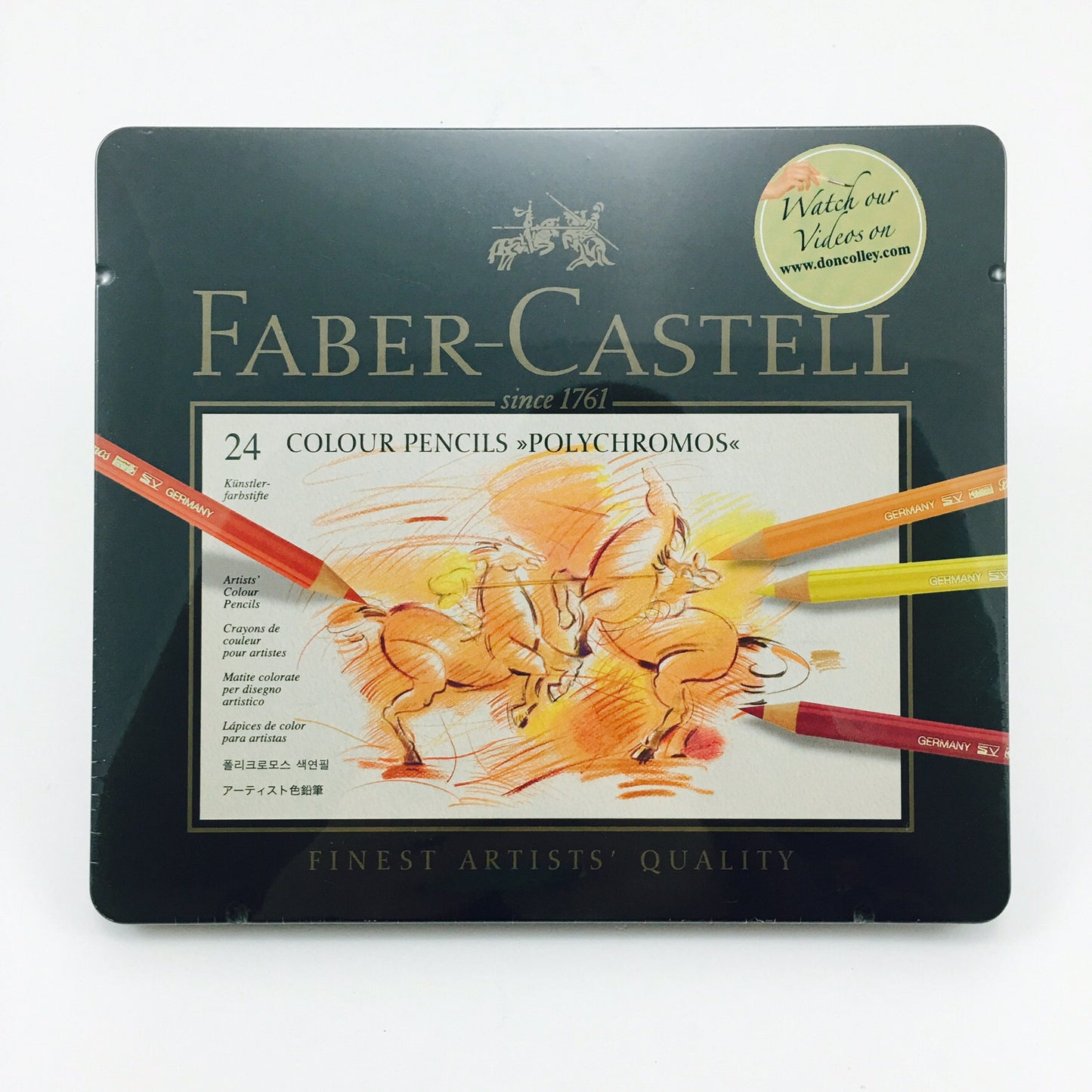 Faber-Castell Polychromos Colored Pencil Sets - Set of 24 by Faber-Castell - K. A. Artist Shop