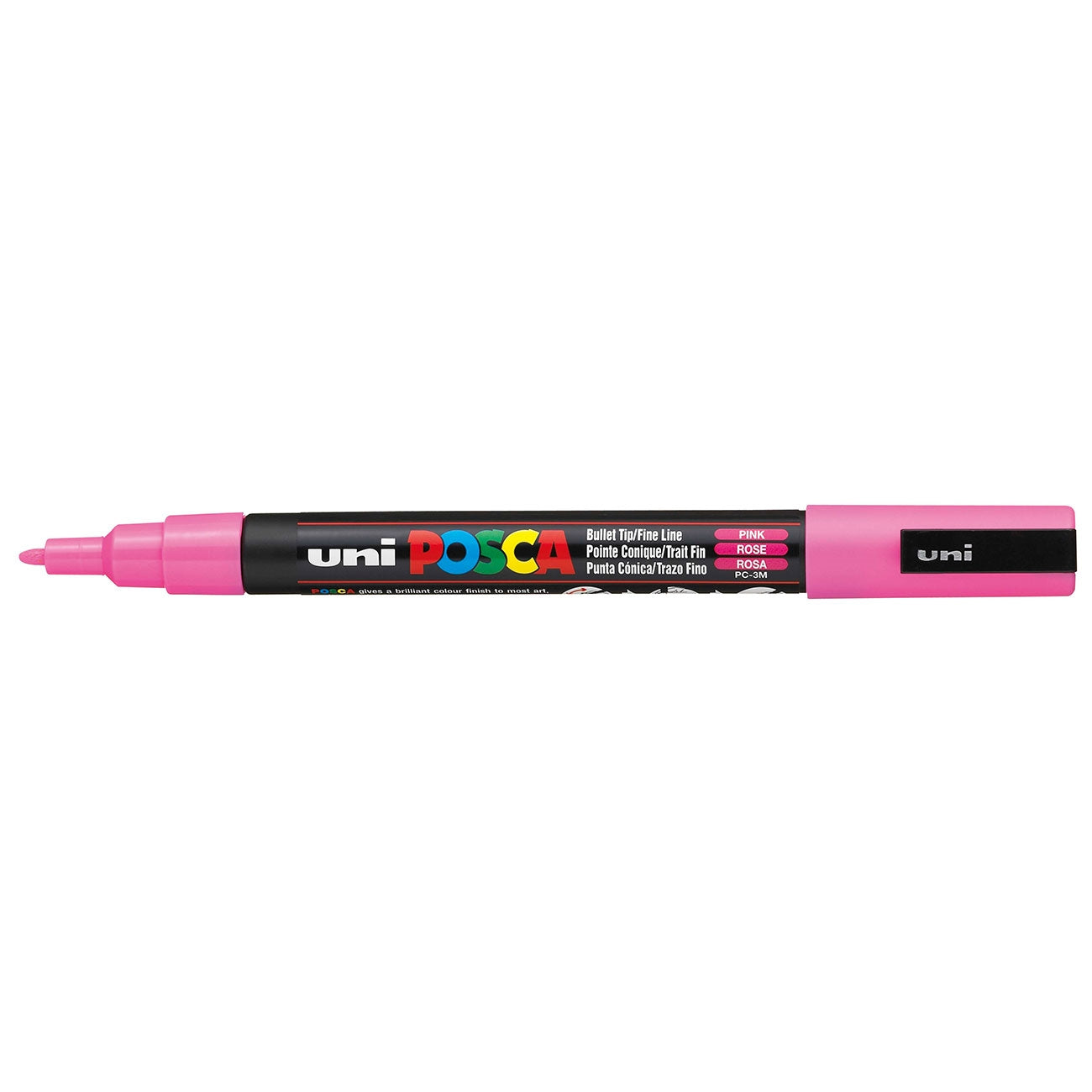 PINK - POSCA MARKERS PC7M BOLD 4.5-5.5MM BULLET TIP - Picasso Art & Craft