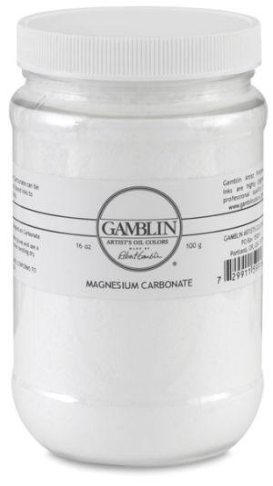 Gamblin Magnesium Carbonate - 16 oz. - by K. A. Artist Shop - K. A. Artist Shop