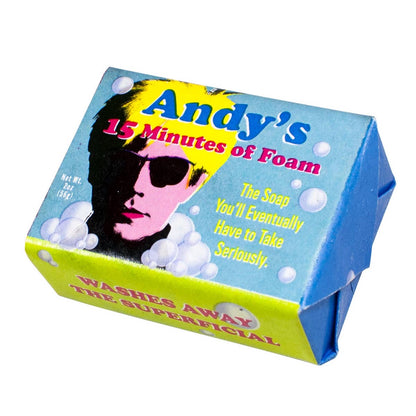 Andy’s Fifteen Minutes of Foam Soap - by Unemployed Philosophers Guild - K. A. Artist Shop