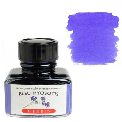 Herbin Fountain Ink Bottle - 30 ml - Bleu Myosotis (Forget Me Not) by Herbin - K. A. Artist Shop