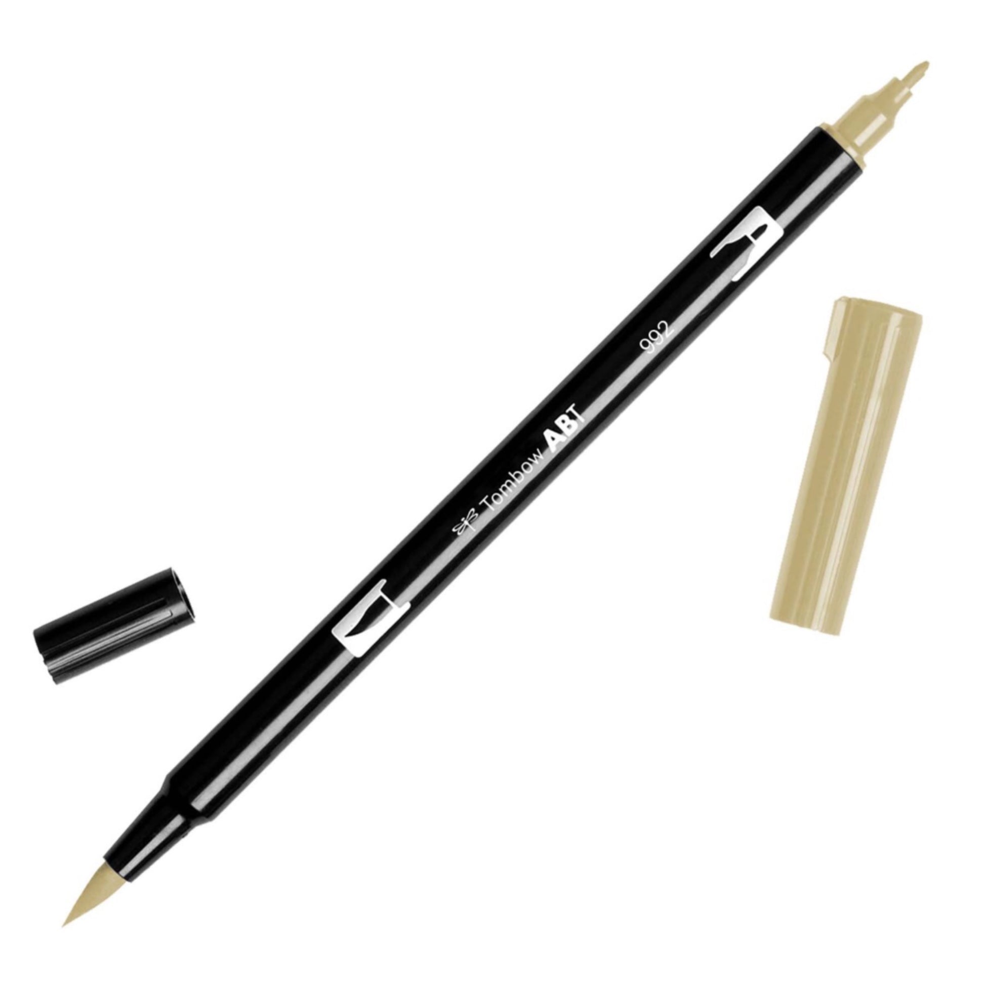Tombow Dual Brush Pens - Individuals - 992 Sand by Tombow - K. A. Artist Shop
