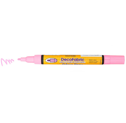 DecoFabric Fabric Markers - Fluorescent Pink by Marvy Uchida - K. A. Artist Shop