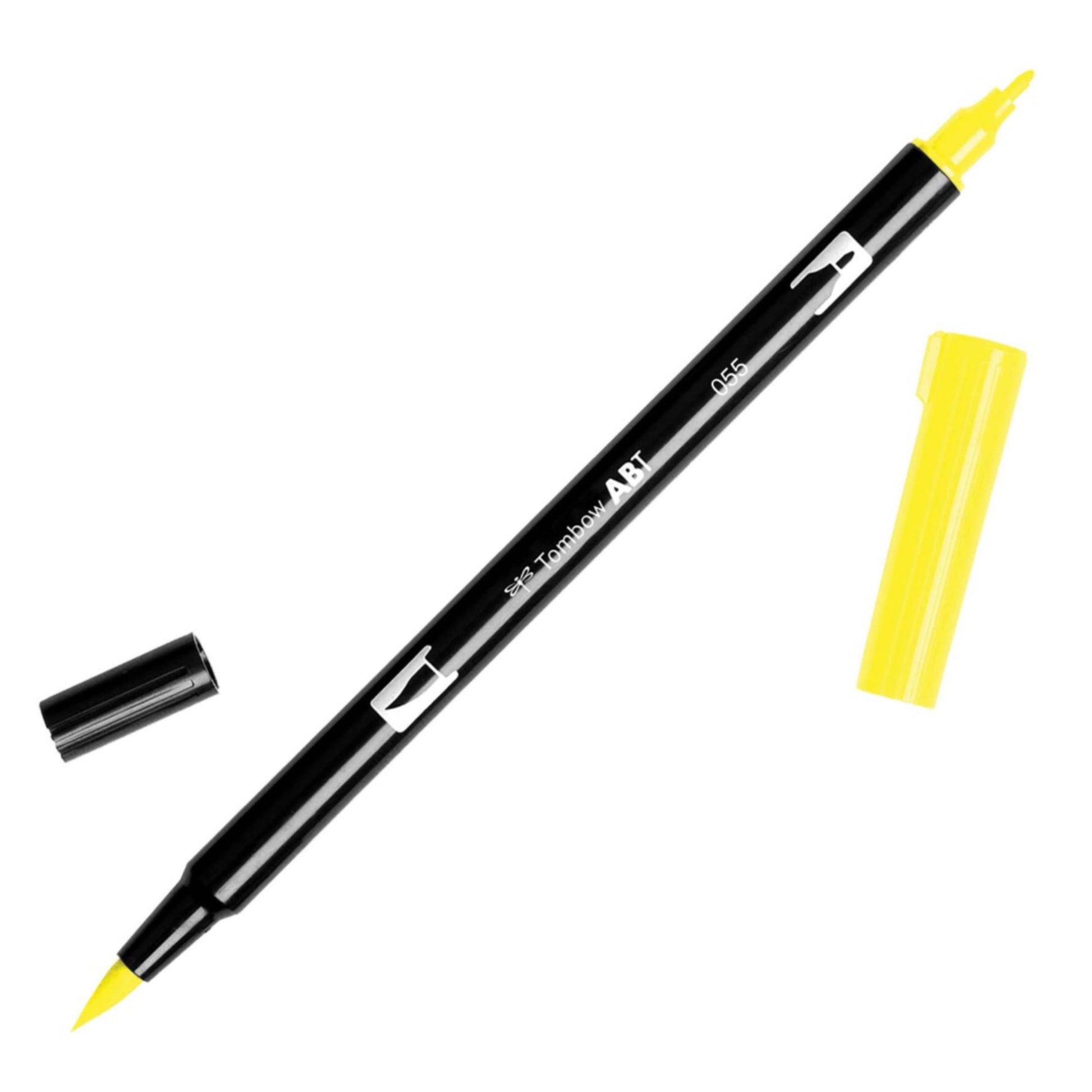 Tombow Dual Brush Pens - Individuals - 055 Process Yellow by Tombow - K. A. Artist Shop