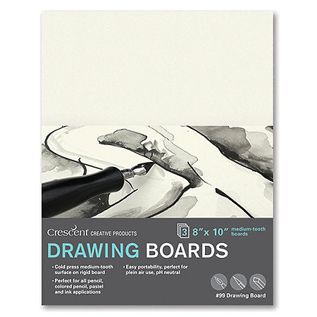 Crescent Cold-Pressed Drawing Board - 3 Packs - by Crescent - K. A. Artist Shop
