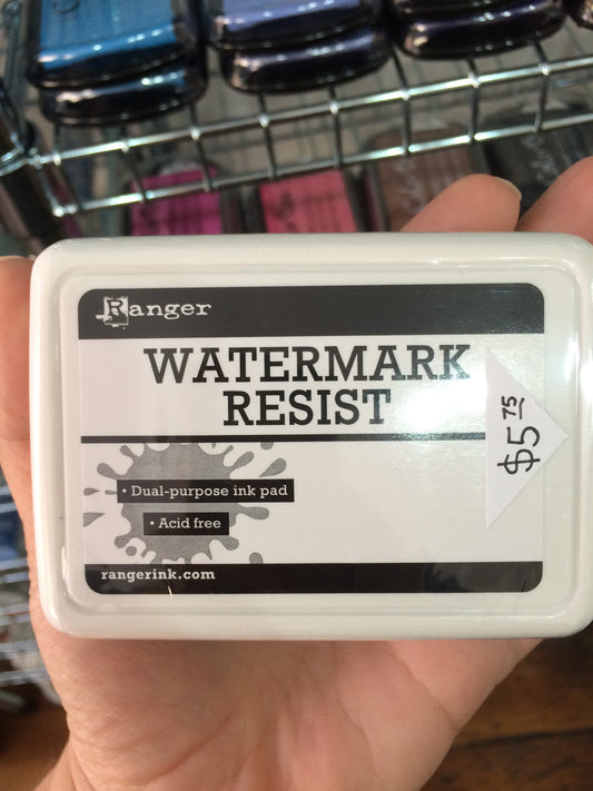 Ranger Watermark Resist Stamp Pad - by Ranger - K. A. Artist Shop