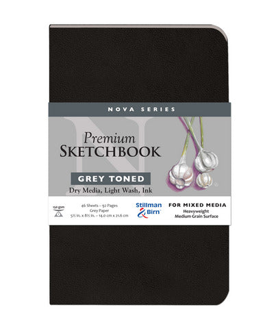 Nova Series Mixed Media Sketchbook - Soft Cover 5.5" x 8.5" - by Stillman & Birn - K. A. Artist Shop