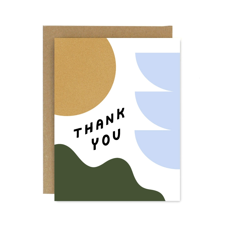 "Thank You Shapes & Colors" Card by Worthwhile Paper - by Worthwhile Paper - K. A. Artist Shop