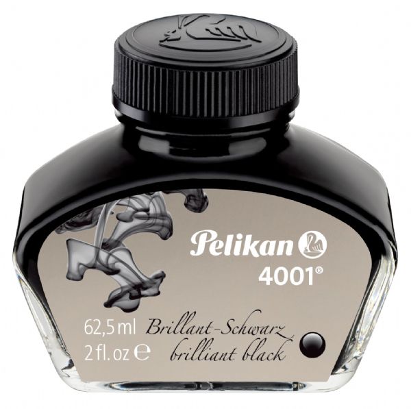 Pelikan 4001 Fountain Pen Brilliant Black Ink - by Pelikan - K. A. Artist Shop