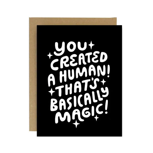 "Human Magic" Card by Worthwhile Paper