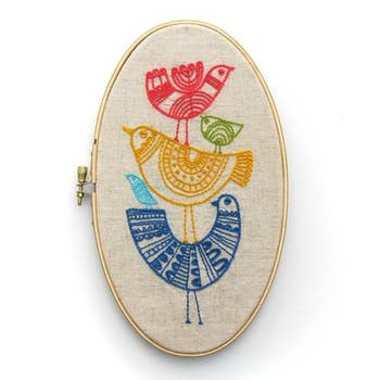 "Birds" Embroidery Kity by budgiegoods - by budgiegoods - K. A. Artist Shop