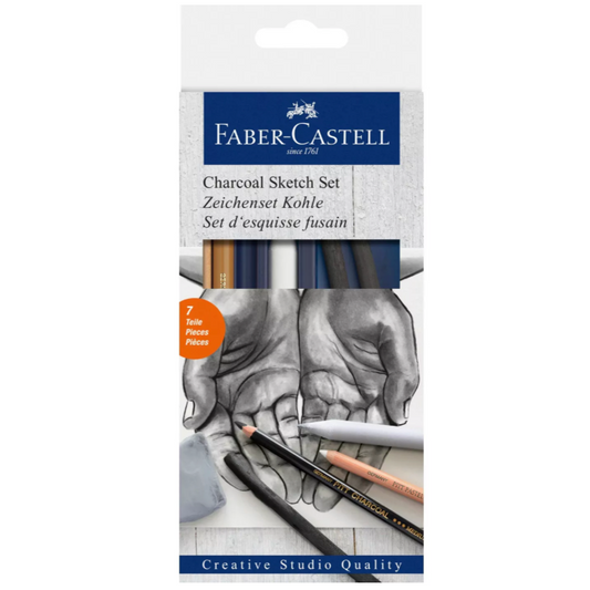 Faber-Castell Creative Studio - Charcoal Sketch Set - by Faber-Castell - K. A. Artist Shop