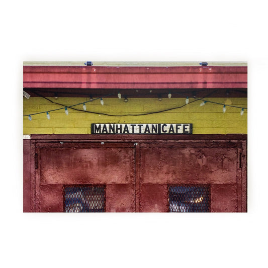 Athens, GA Postcards by Frances Hughes - Manhattan Cafe - by Frances Hughes - K. A. Artist Shop