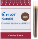 Pilot Namiki Ink Cartridges - Sepia / 6 Pack by Pilot - K. A. Artist Shop