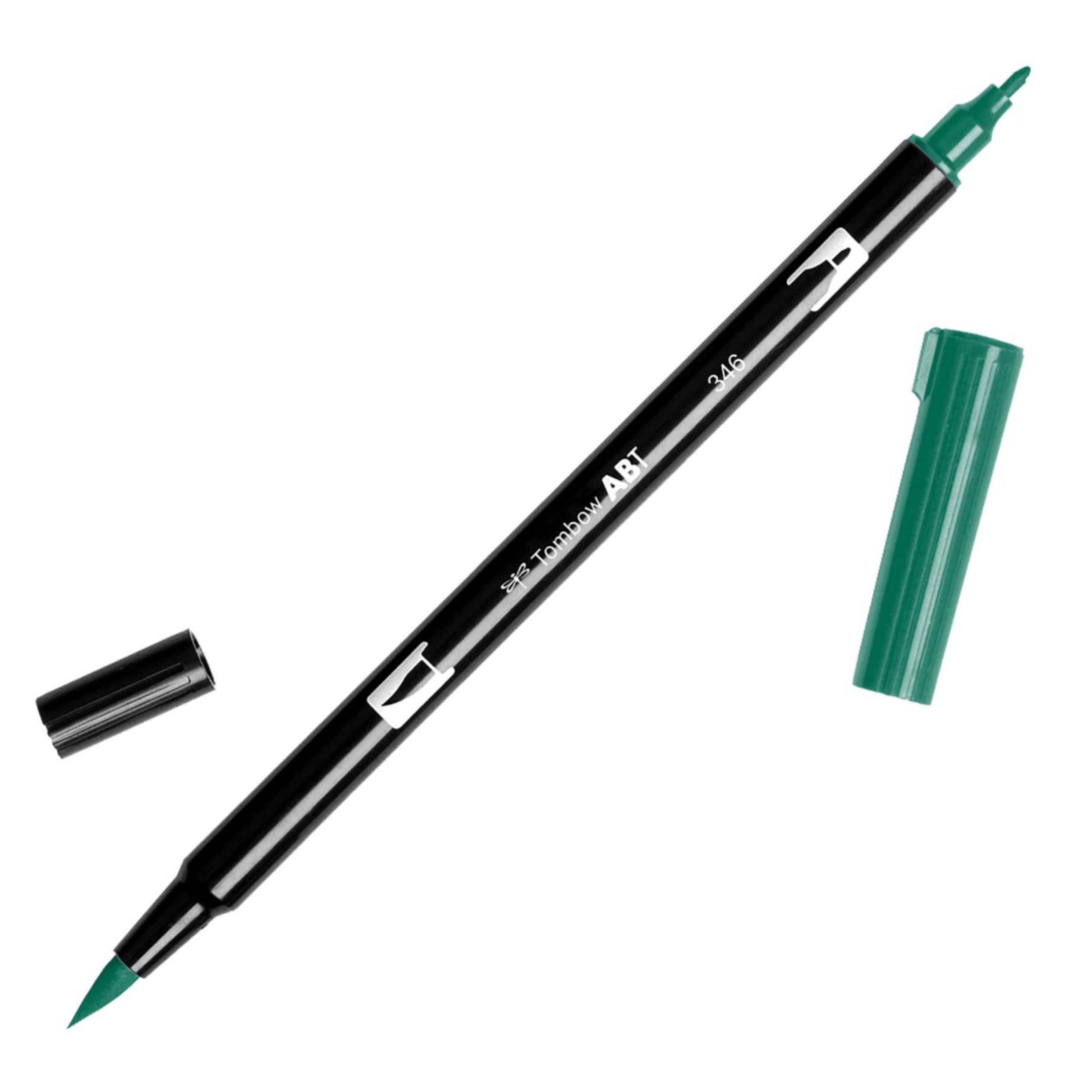 Tombow Dual Brush Pens - Individuals - 346 Sea Green by Tombow - K. A. Artist Shop