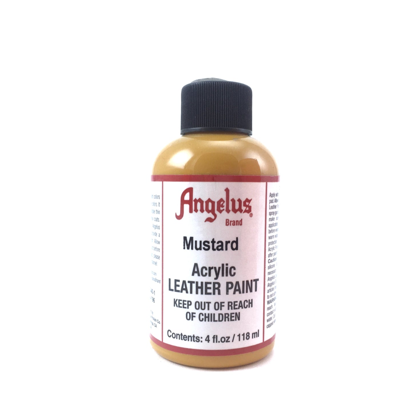 Angelus Acrylic Leather Paint - 4 oz. - Matte Mustard by Angelus - K. A. Artist Shop