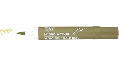 Marvy Brush Fabric Markers - Khaki by Marvy Uchida - K. A. Artist Shop